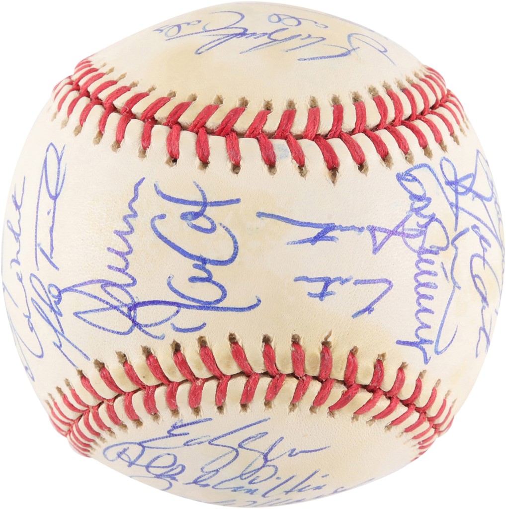 - 1993 World Champion Toronto Blue Jays Team-Signed Baseball from Paul Molitor