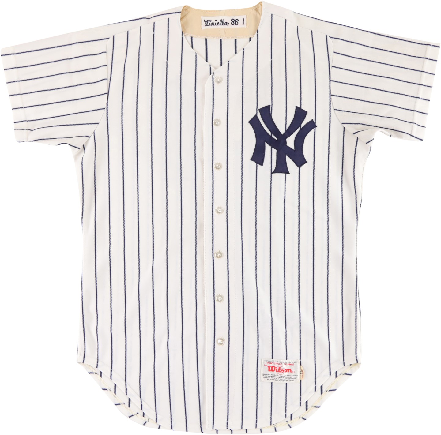 - 1986 Lou Piniella New York Yankees Game Worn Jersey (Photo-Matched to EIGHT Images)