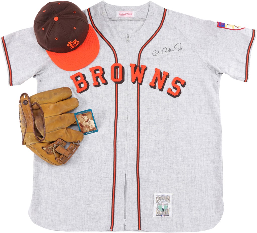 Baseball Equipment - 1992 Cal Ripken Jr. Photo-Matched Uniform and Glove Worn for Leaf Heritage Series Card