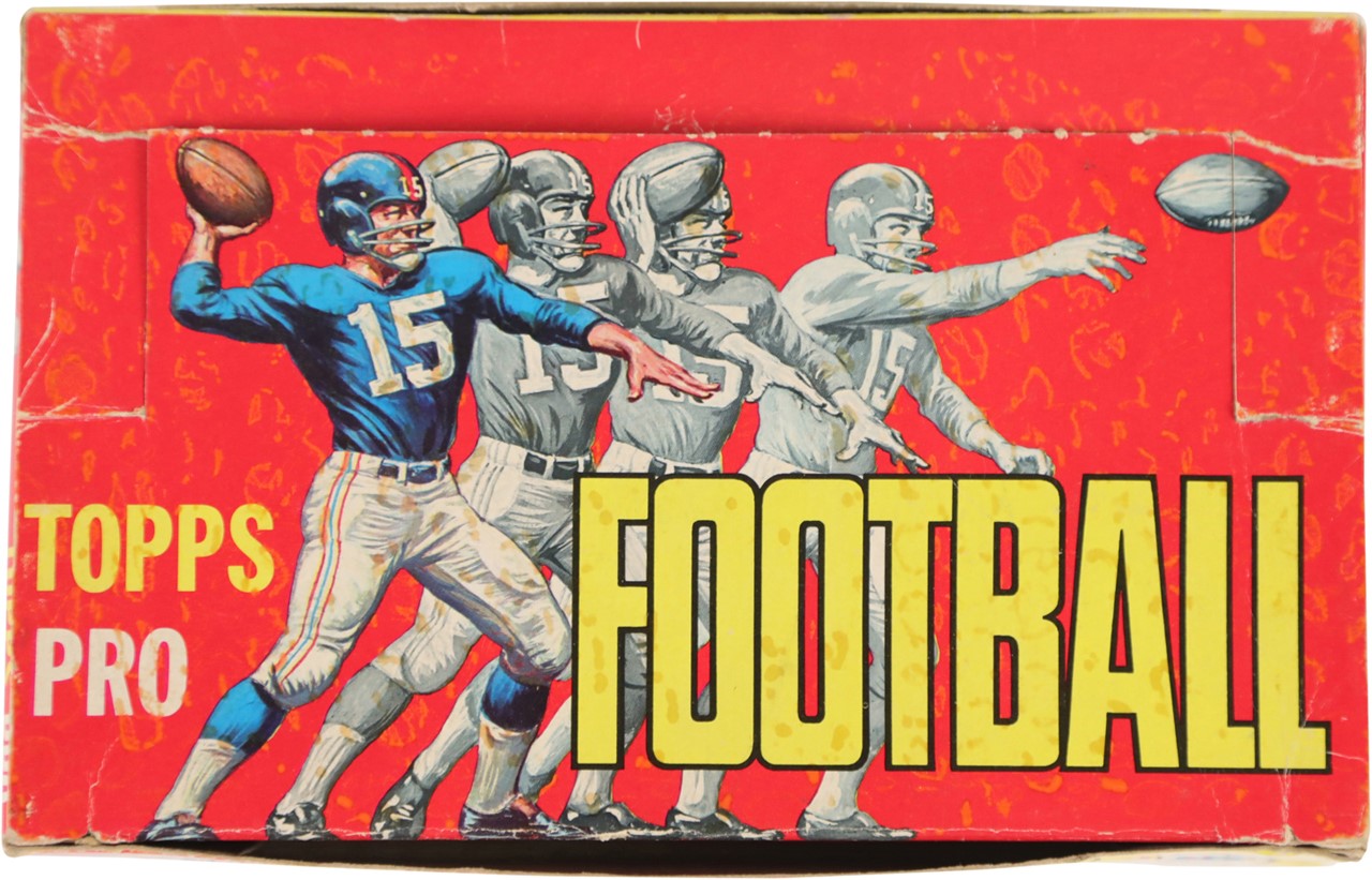 Football Cards - 1965 Topps Football Display Box