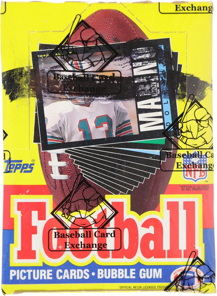 Football Cards - 1985 Topps Football Unopened Wax Box BBCE