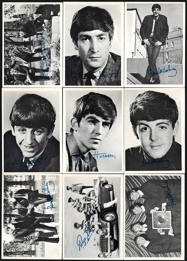 - 1964 Topps Beatles Black & White First Series Complete Set (60)