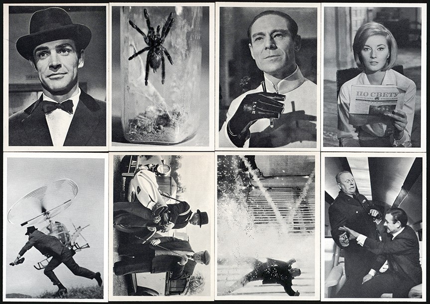 - 1965 R789-2 Philadelphia Gum James Bond Movies Complete Set (66)