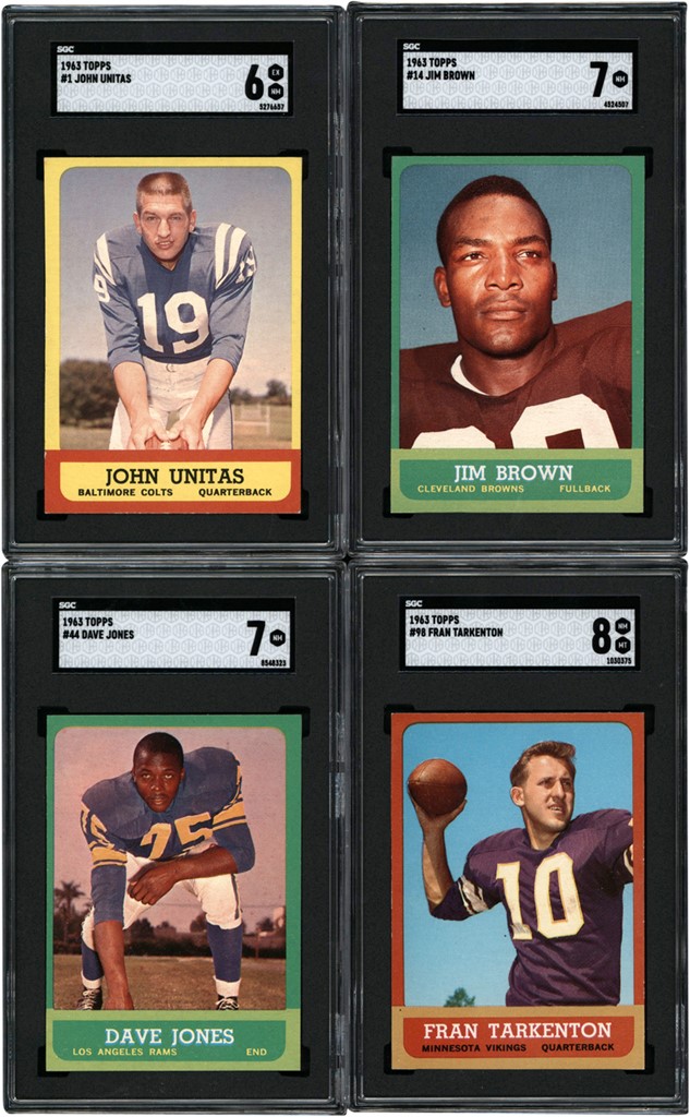 Football Cards - 1963 Topps Football High Grade Complete Set (170) w/SGC