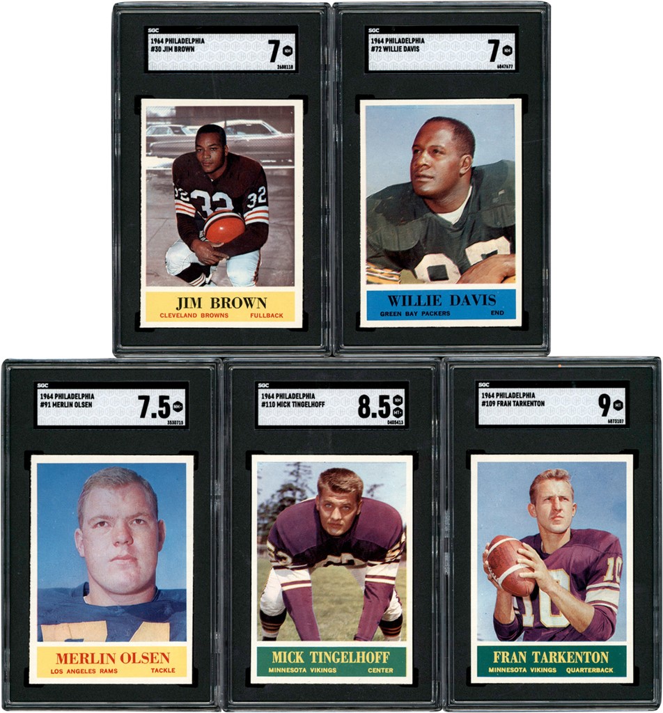 Football Cards - 1964 Philadelphia Football High Grade Complete Set (198) w/SGC