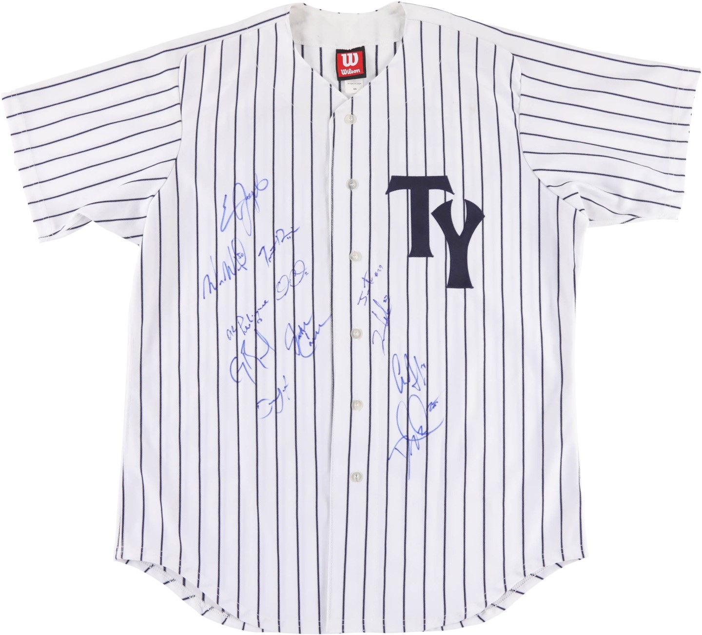 - 2014 Tampa Yankees Team-Signed Game Worn Jersey w/Aaron Judge (JSA)