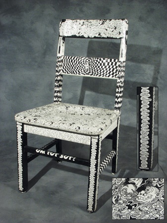 Comics and Cartoons - Jay Lynch Hand Painted Chair