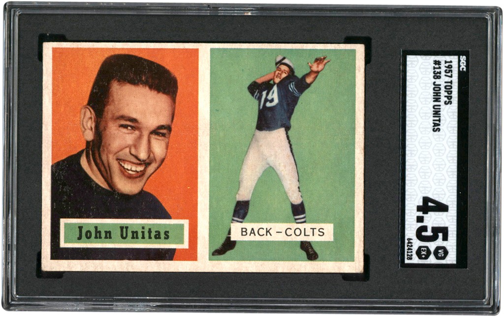 Football Cards - 1955-1958 Topps & Bowman Football Card Collection (177) w/Unitas SGC VG-EX+ 4.5 Rookie