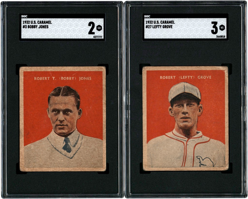 - 1932-1933 US Caramel & Goudey Multi-Sport Card Collection (8) w/SGC
