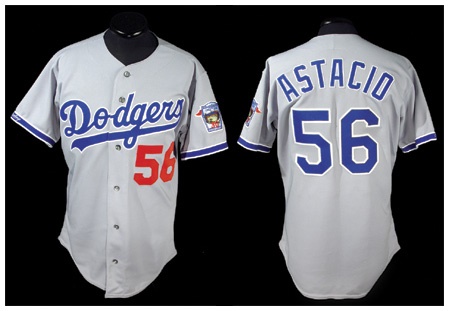 - 1992 Pedro Astacio Game Worn Rookie Jersey