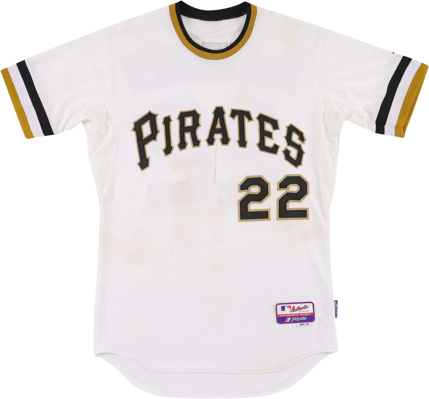 Baseball Equipment - 2013 Andrew McCutchen Pittsburgh Pirates Game Worn Jersey - MVP Season (MLB Holo)