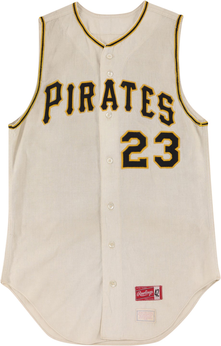 Baseball Equipment - Circa 1966 Pittsburgh Pirates Game Worn Jersey