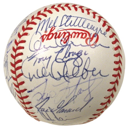 1998 New York Yankees World Series Team Signed Ball
