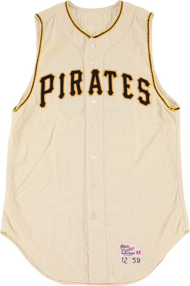 Baseball Equipment - 1959 Don Hoak Pittsburgh Pirates Game Worn Jersey