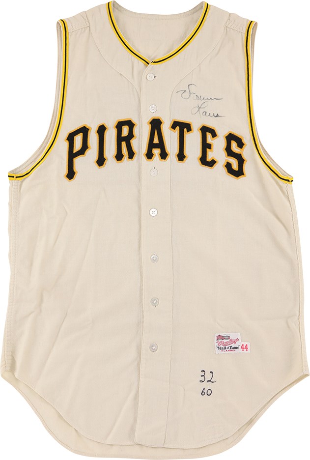 Baseball Equipment - 1960 Vern Law Pittsburgh Pirates Signed Game Worn Jersey - Cy Young and World Championship Season