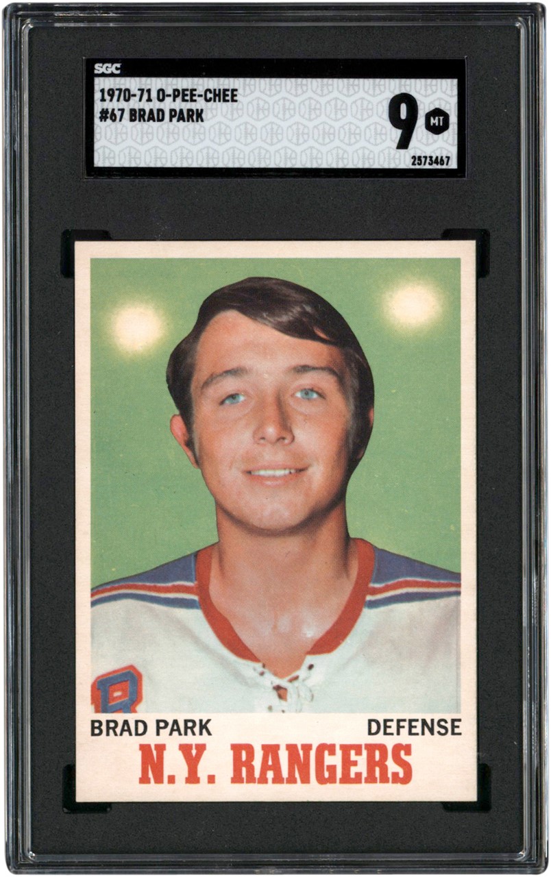 1970-71 O-Pee-Chee #67 Brad Park Rookie SGC MINT 9