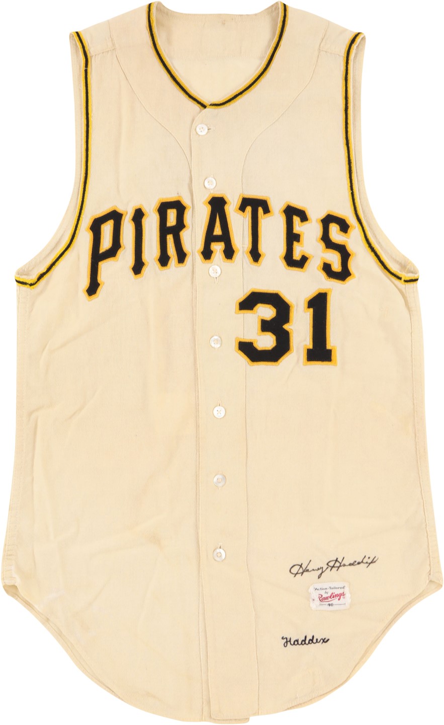 Baseball Equipment - 1962 Harvey Haddix Pittsburgh Pirates Signed Game Worn Jersey