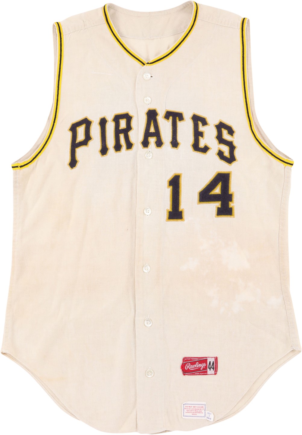 Baseball Equipment - 1969 Jim Bunning/Johnny Jeter Pittsburgh Pirates Game Worn Jersey