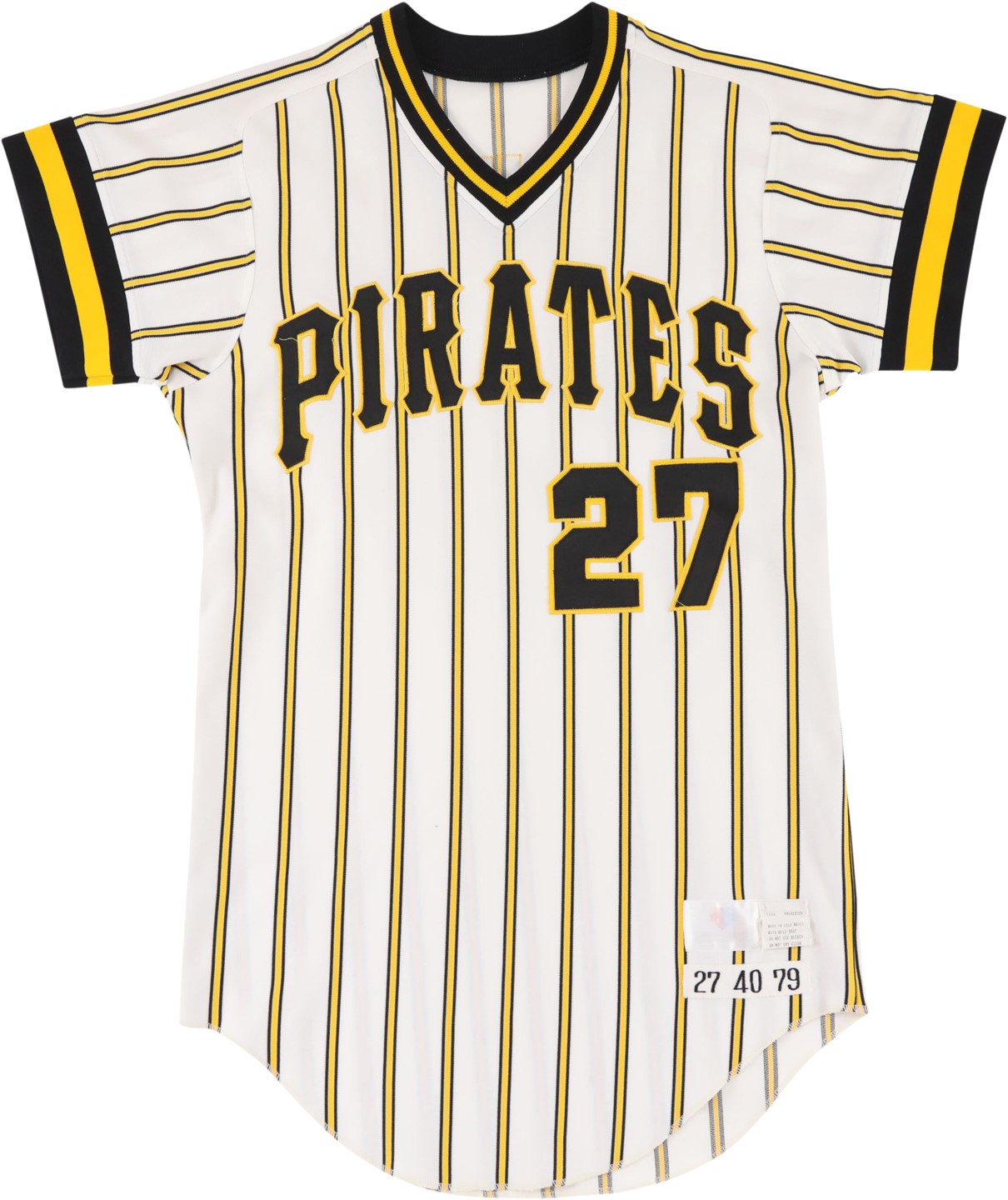 Baseball Equipment - 1979 Kent Tekulve Pittsburgh Pirates Game Worn Jersey