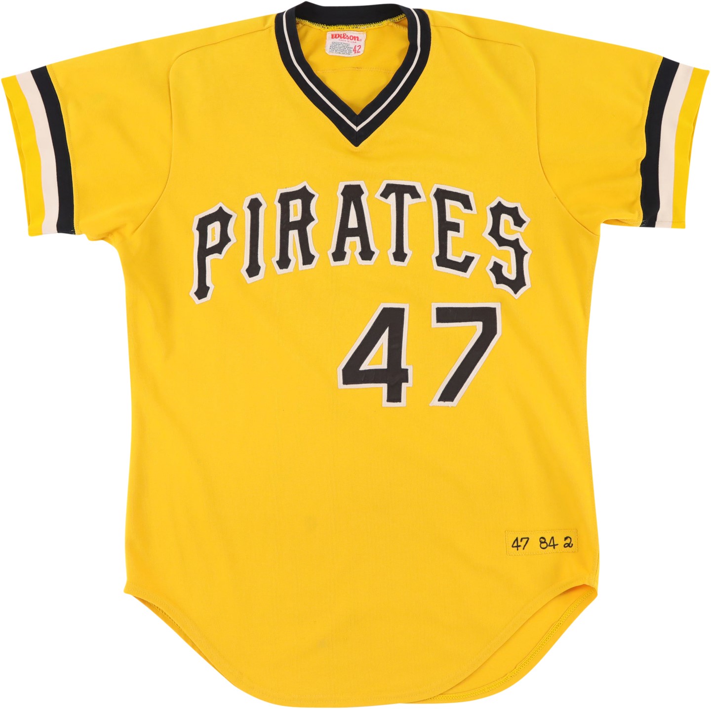 Baseball Equipment - 1984 Cecilio Guante Pittsburgh Pirates Game Worn Jersey