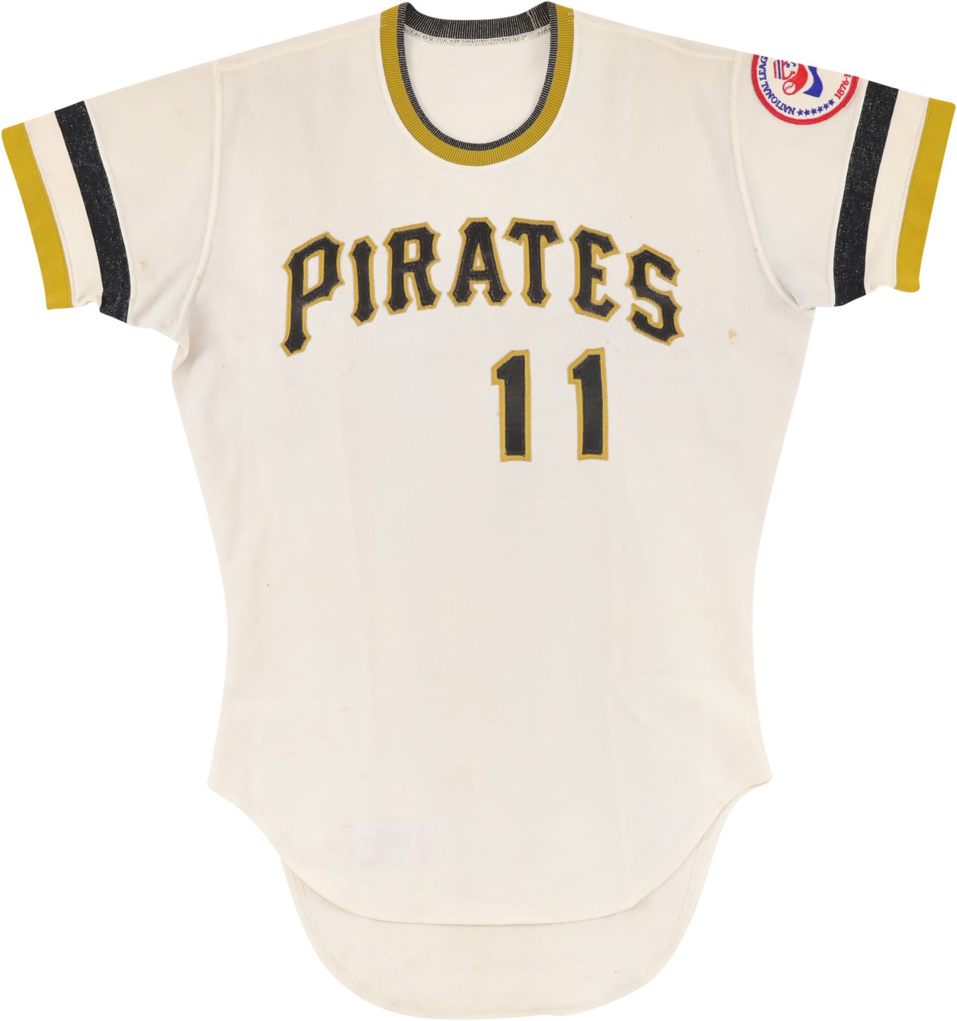 Baseball Equipment - 1976 Mario Mendoza Pittsburgh Pirates Game Worn Jersey