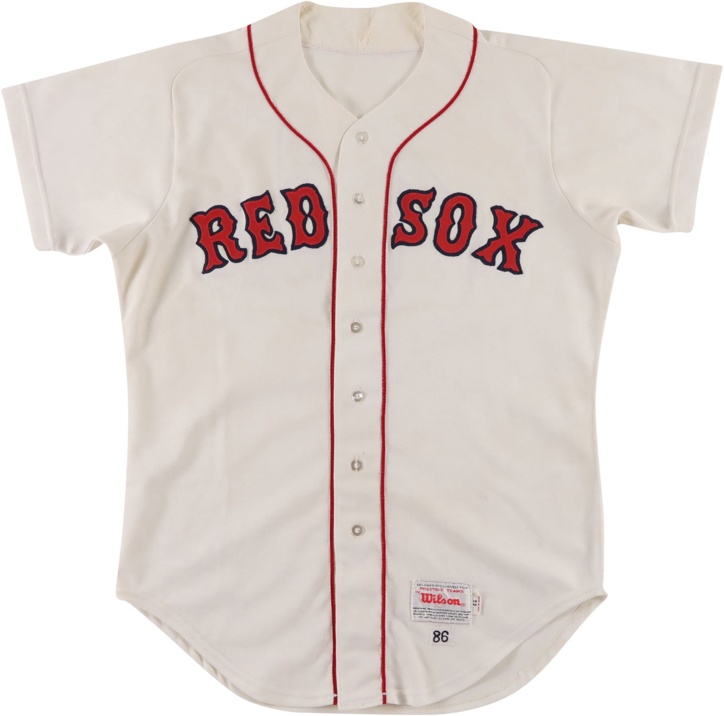 Baseball Equipment - 1986 Tom Seaver Boston Red Sox Game Worn Jersey