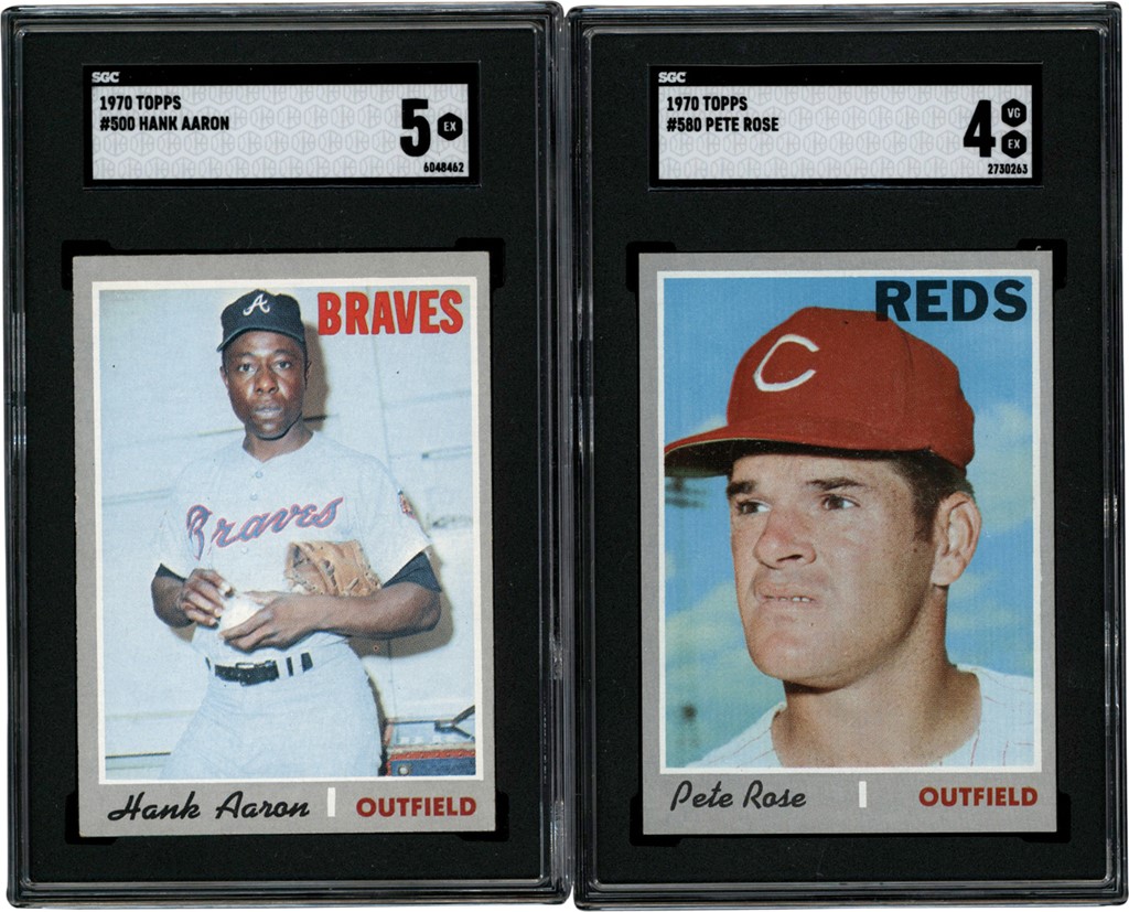 - 1970 Topps Baseball Near Complete Set (717/720) w/SGC