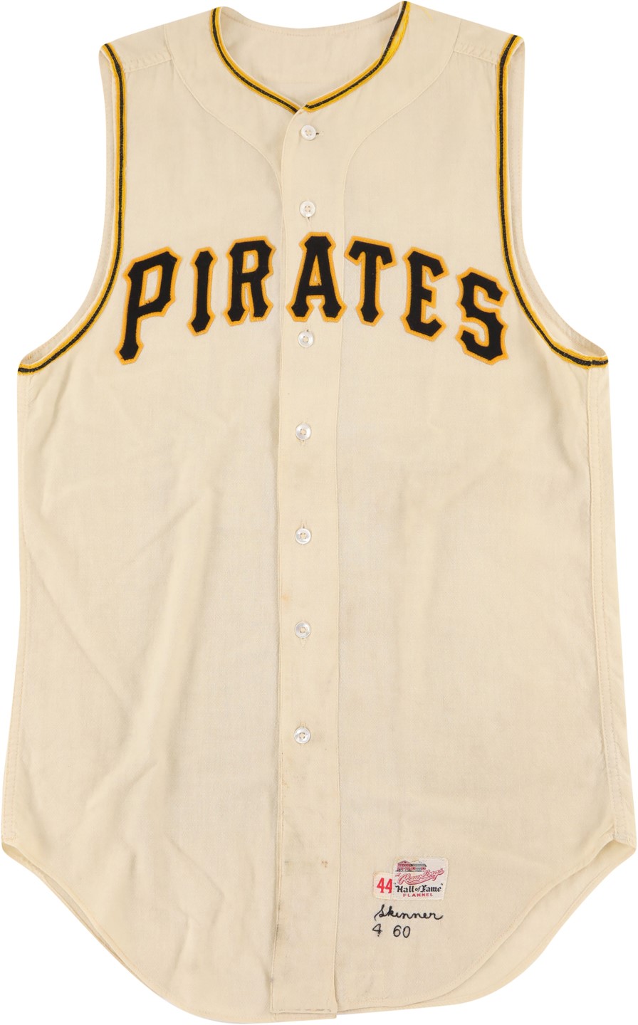 Baseball Equipment - 1960 Bob Skinner Pittsburgh Pirates Game Worn Jersey - World Championship Season
