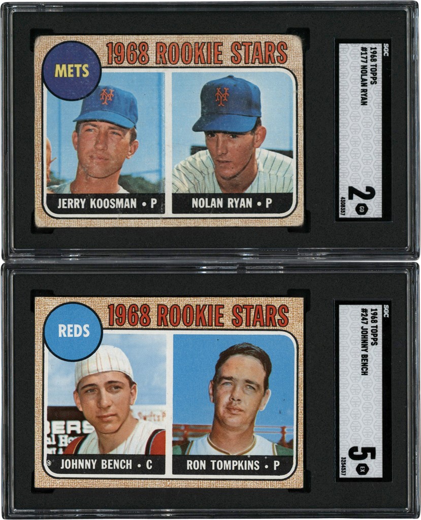 - 1968 Topps Baseball Complete Set (598) w/SGC