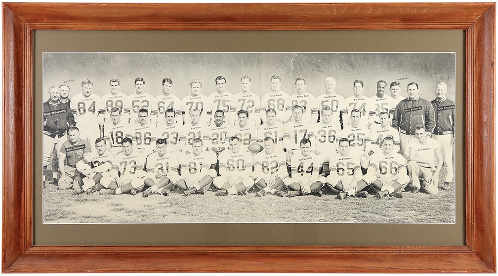 - 953 Baltimore Colts Panoramic Team Print - First Season in Franchise History