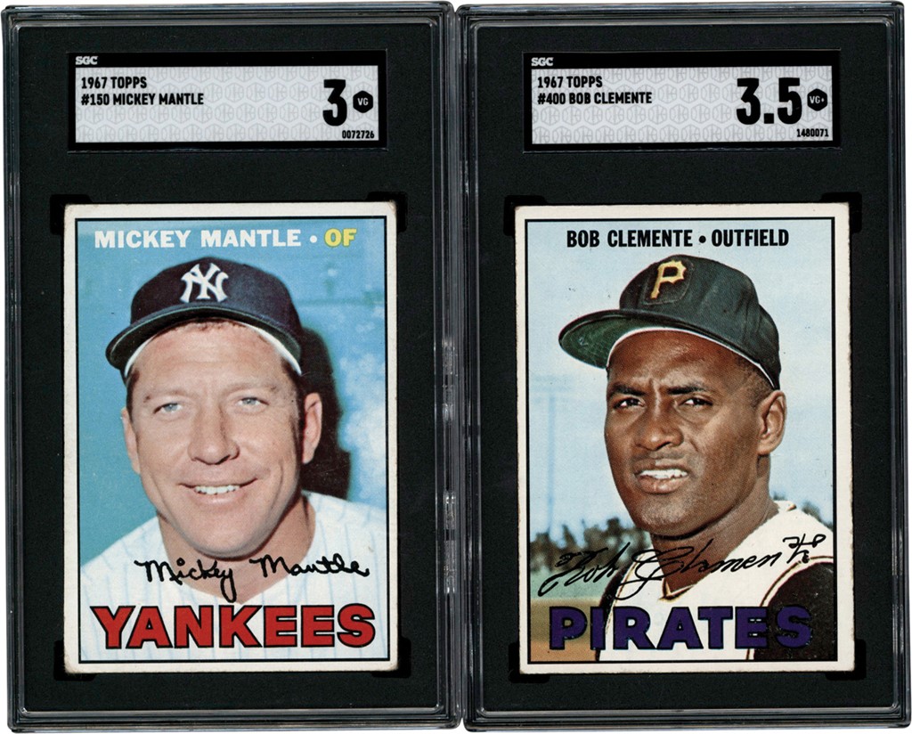 - 1962 & 1967 Topps Baseball Partial Sets w/SGC
