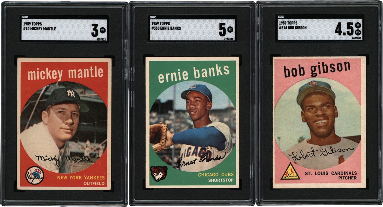 - 1959 Topps Baseball Complete Set (572) w/SGC