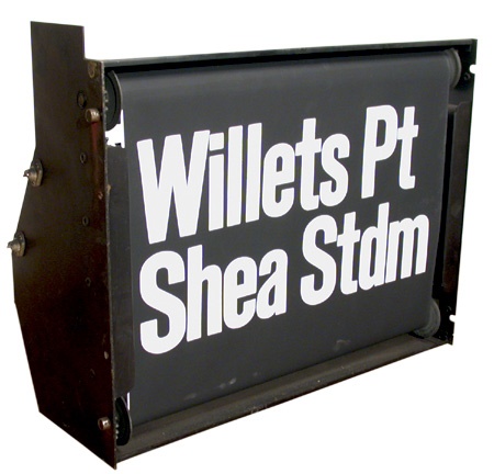 New York Mets - 1960’s Shea Stadium Train Sign