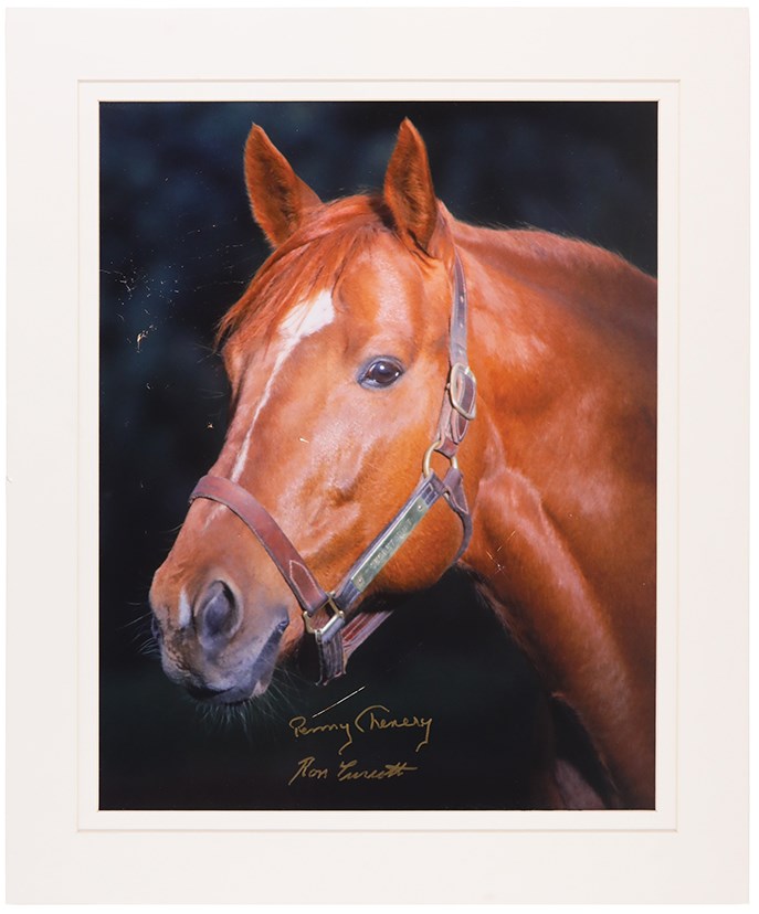 Horse Racing - Secretariat Royal Heritage Double-Signed Photo