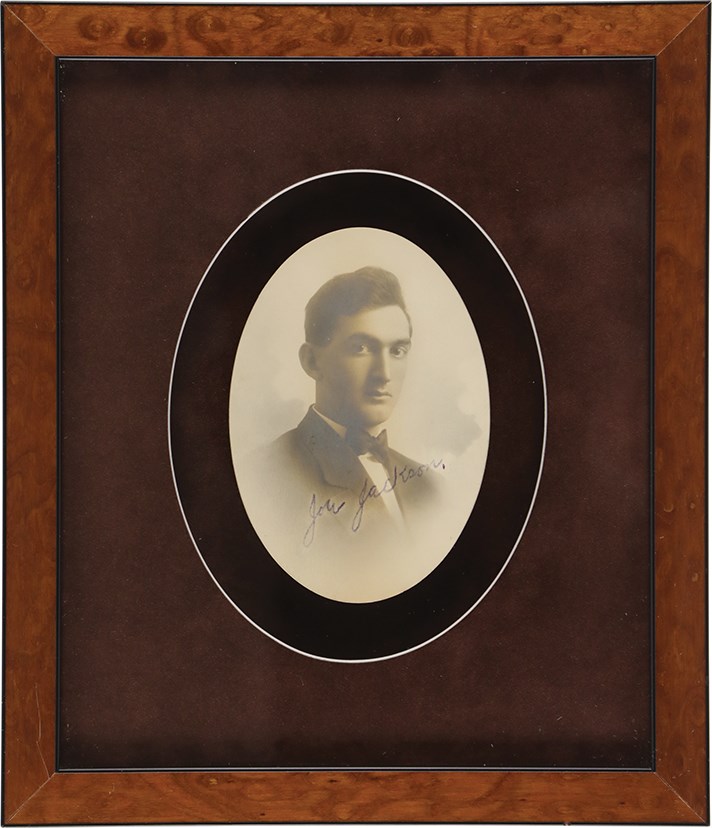Vintage Sports Photographs - 1912 Joe Jackson Original Portrait Photograph
