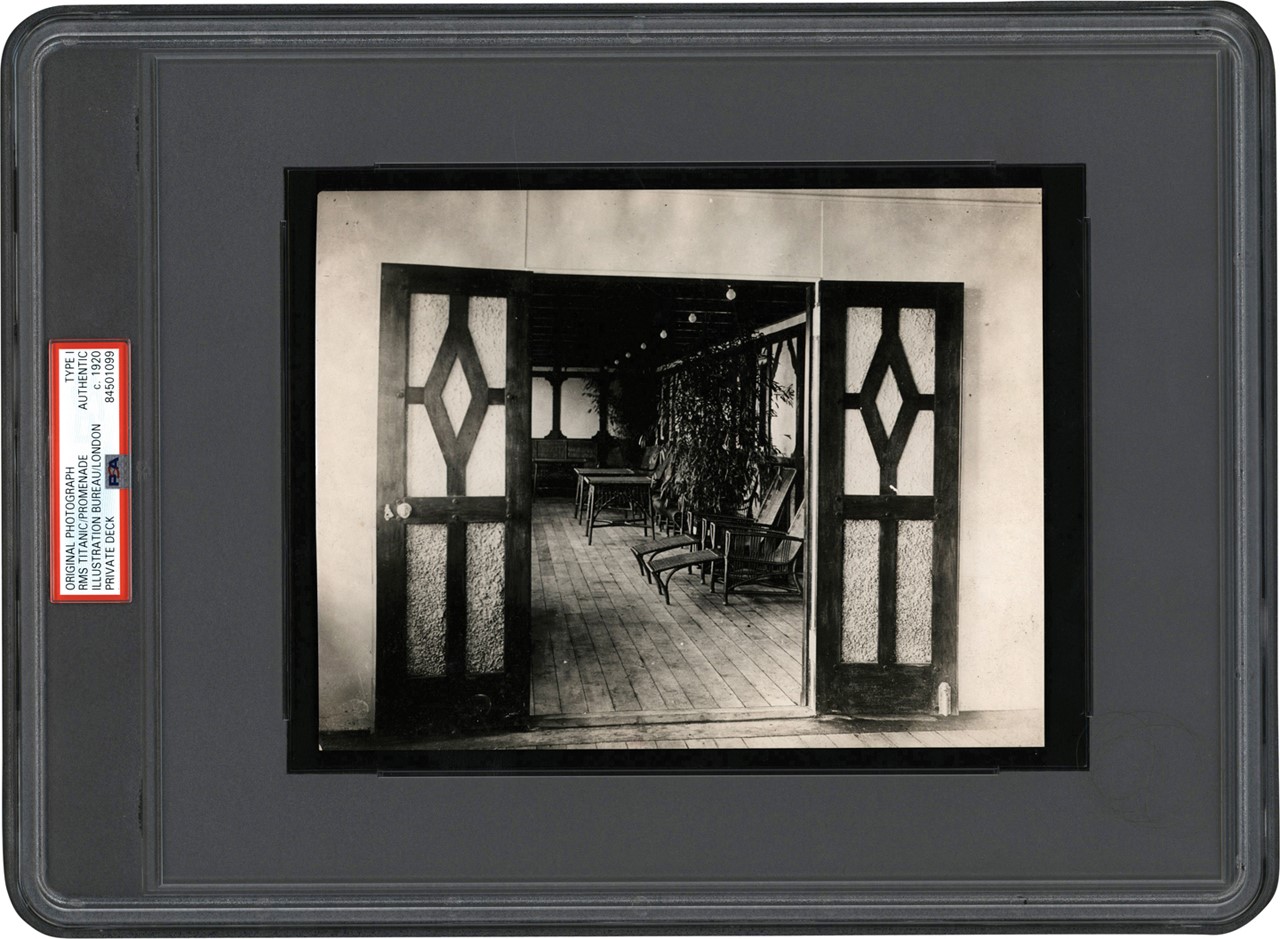 1912 Titanic Private On-Deck Promenade Photograph (PSA Type I)