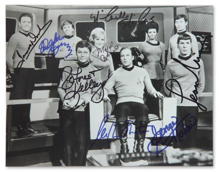 Sports Autographs - Star Trek Signed Photo