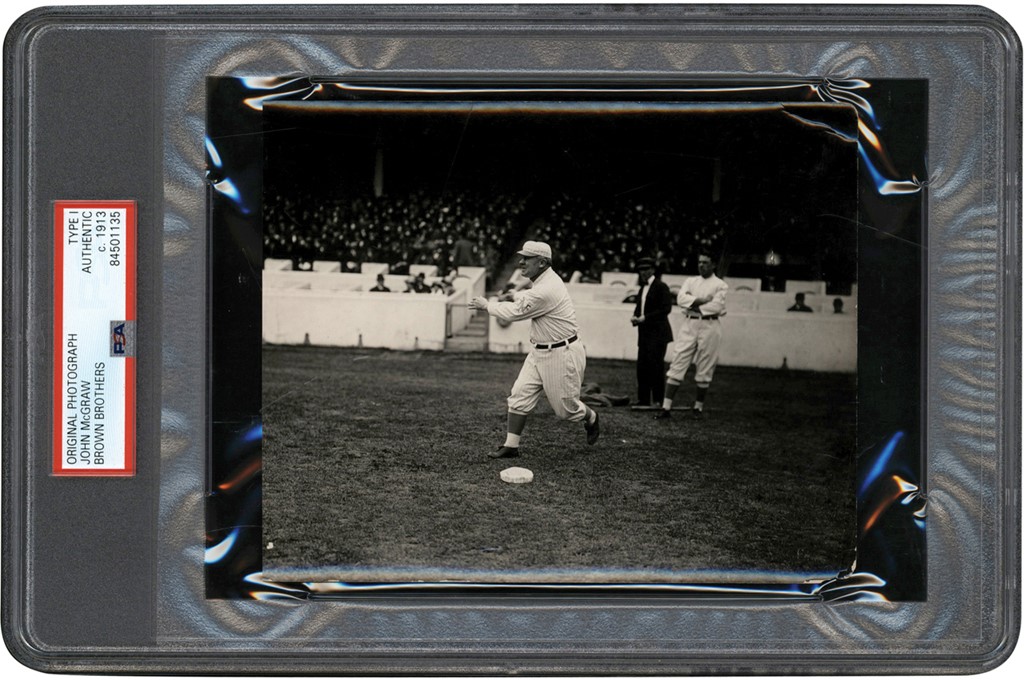 - Circa 1913 John McGraw Photograph (PSA Type I)