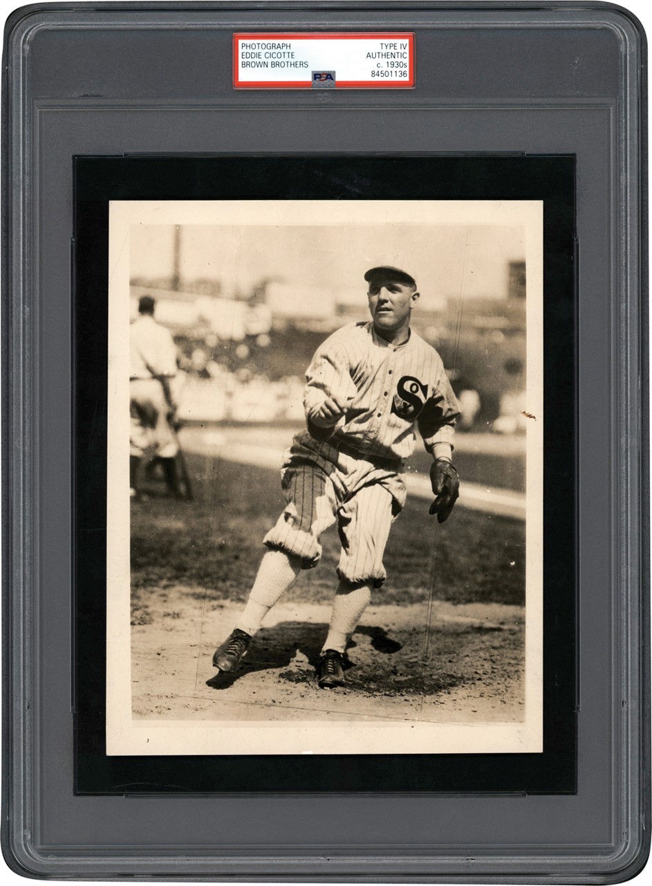 - Circa 1917 Eddie Cicotte Photograph (PSA Type IV)