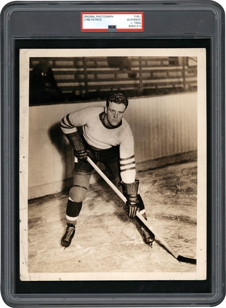 - Circa 1933 Lynn Patrick Rookie-Era Photograph (PSA Type I)