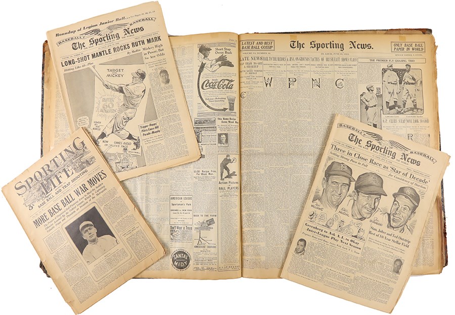 - 1912-1970 The Sporting News Collection (405 Issues)