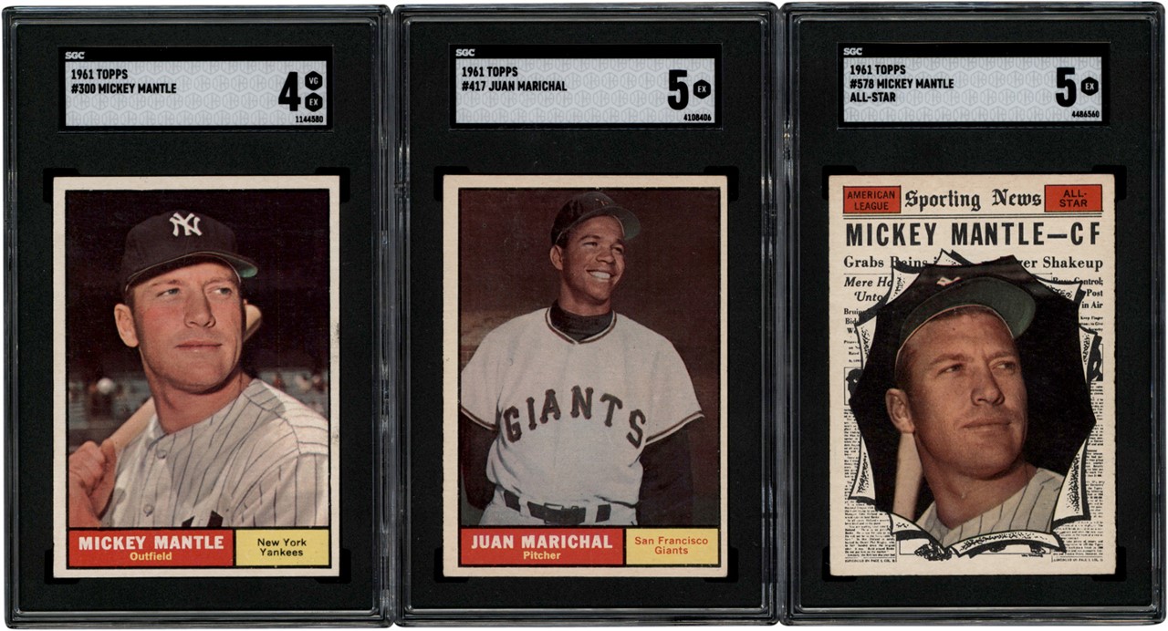 - 1961 Topps Baseball Complete Set (587) w/SGC