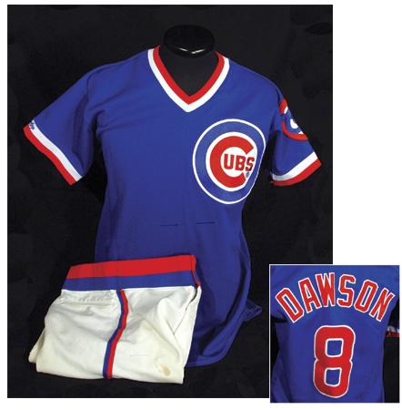 Baseball Jerseys - 1988-89 Andre Dawson Game Worn Jersey & Pants