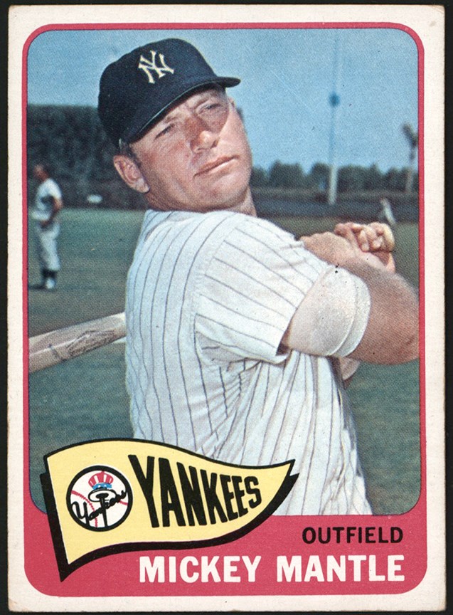 - 965 Topps #350 Mickey Mantle - VG-EX