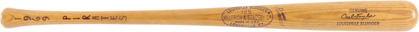 - 1969 Pittsburgh Pirates Team-Signed Bat w/Roberto Clemente (PSA)