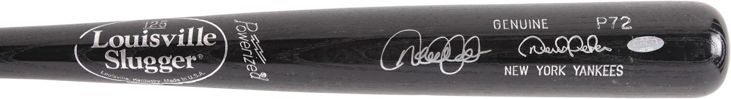 - Derek Jeter Signed Louisville Slugger Game Model Bat (Steiner & MLB)