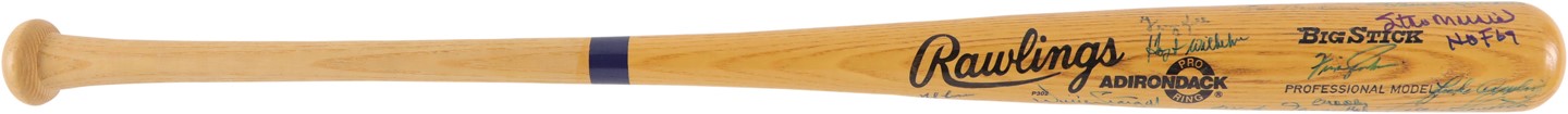 - Baseball Hall of Famers Signed Bat w/Mays (PSA)