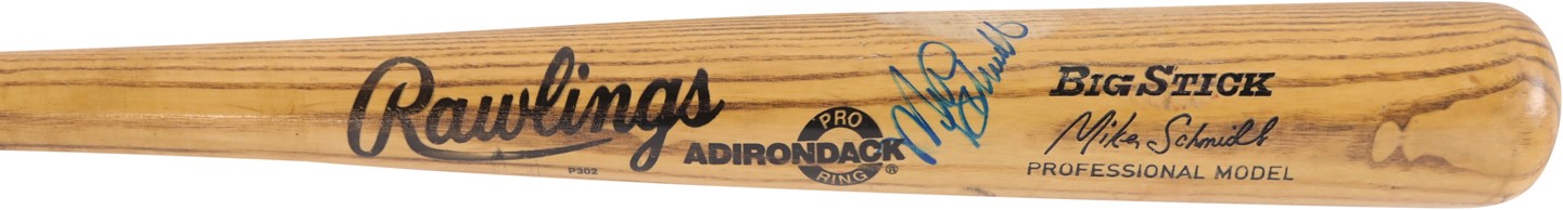 Baseball Equipment - 1987 Mike Schmidt Philadelphia Phillies Signed Game Used Bat (PSA GU 9)