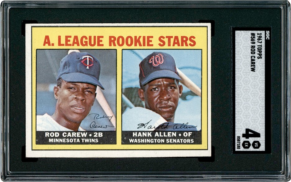 - 967 Rod Carew Rookie Card (SGC 4)