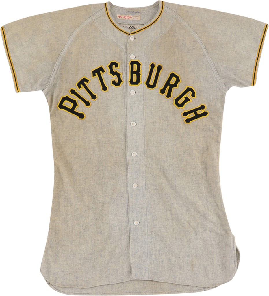 Baseball Equipment - 1950 Johnny Riddle Pittsburgh Pirates Game Worn Coaches Jersey